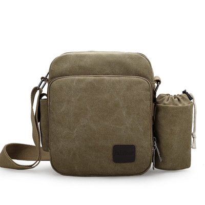 New Retro canvas men&apos;s bag men&apos;s leisure bag multi function men&apos;s single shoulder bag D6663-S