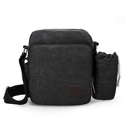 New Retro canvas men&apos;s bag men&apos;s leisure bag multi function men&apos;s single shoulder bag D6663-S