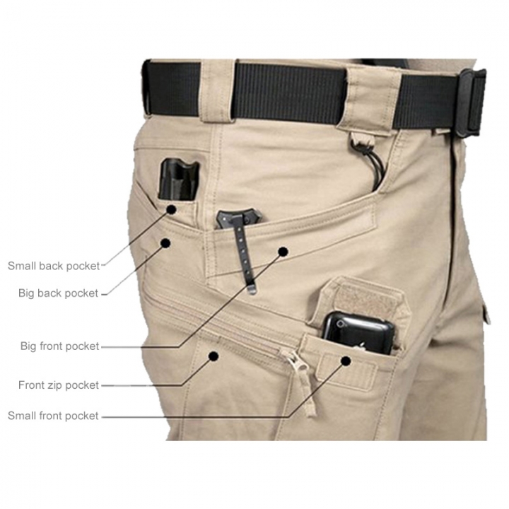 2018Tactical Pants Military Clothing Men&apos;s Casual Cargo Pants SWAT Combat Pants Man Trousers