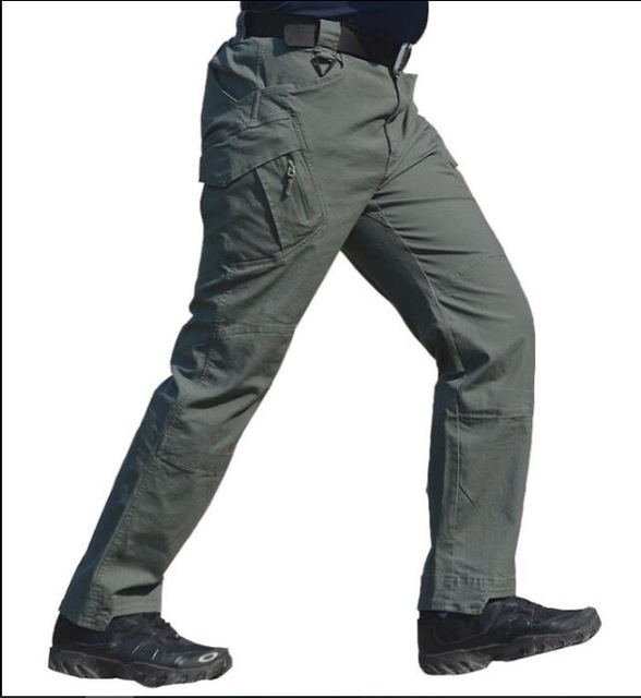 2018Tactical Pants Military Clothing Men&apos;s Casual Cargo Pants SWAT Combat Pants Man Trousers