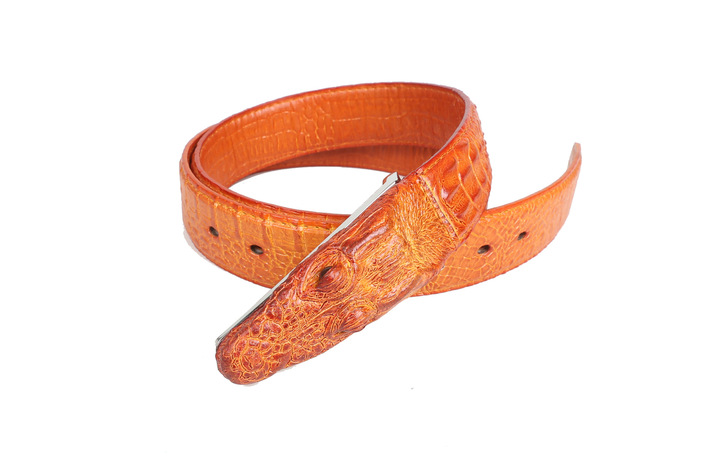 Crocodile pattern belt, men&apos;s leisure leather belt
