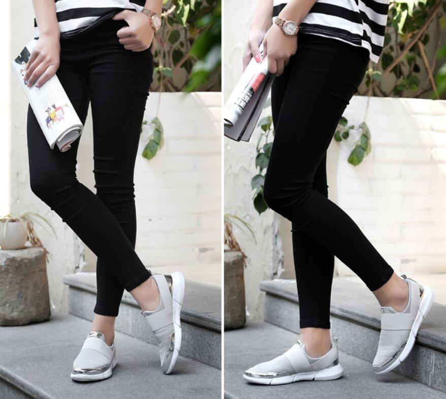 Big Size 35-42 Women Sneakers Brand Mesh Shoes Women shoes Slip on Casual Shoes Flats Shoes Stretch