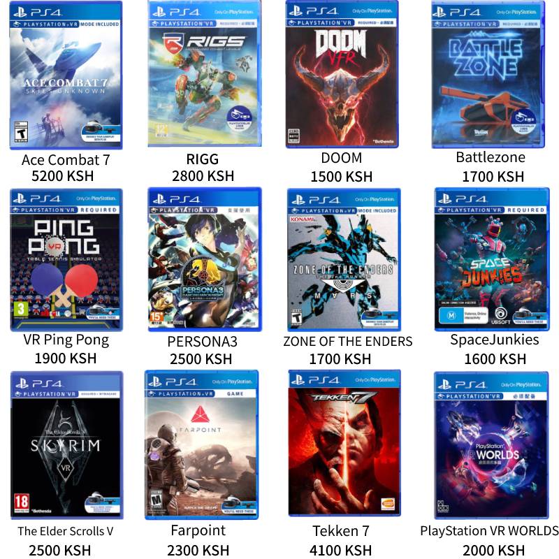 PS4 PlayStationVR（PSVR） VR game collection