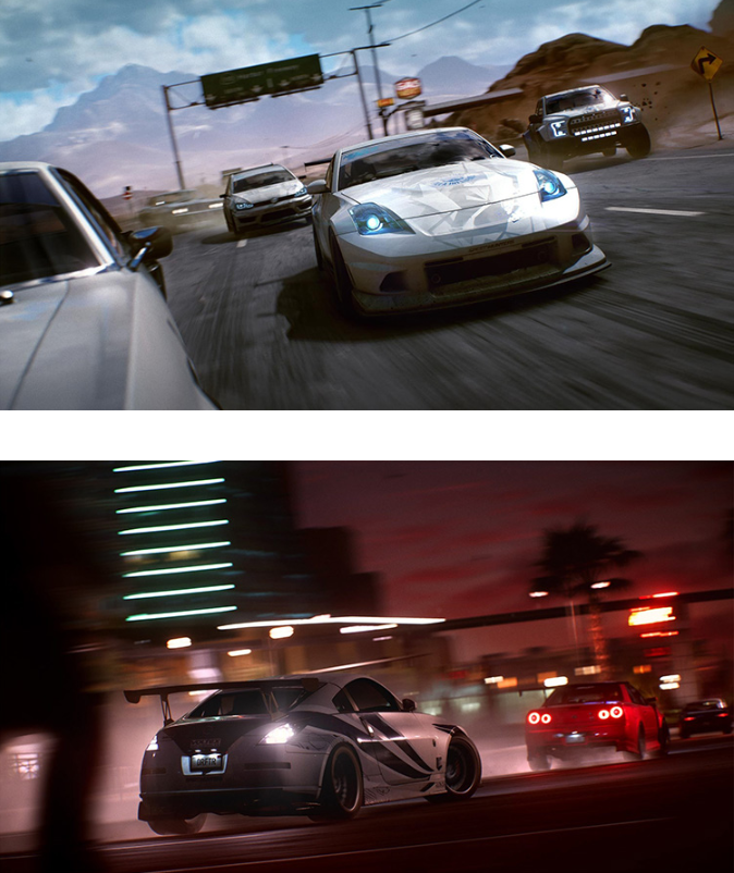 PS4 Games Racing, off-road, straight sprint, escape, iris