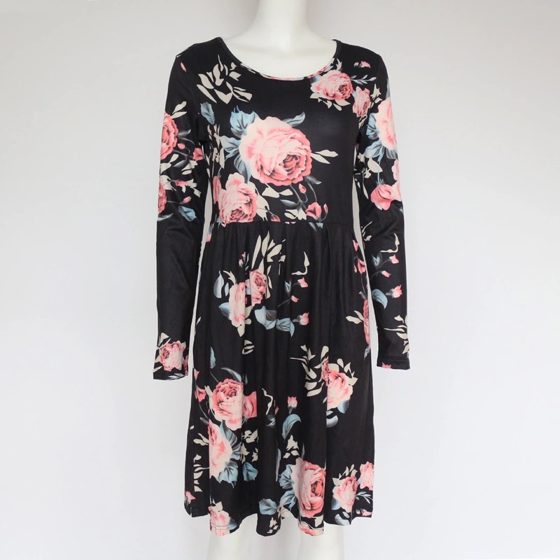 limited purchase Women Dress Style Floral Print Chiffon Beach Sundress Loose Mini Party ladies Dress