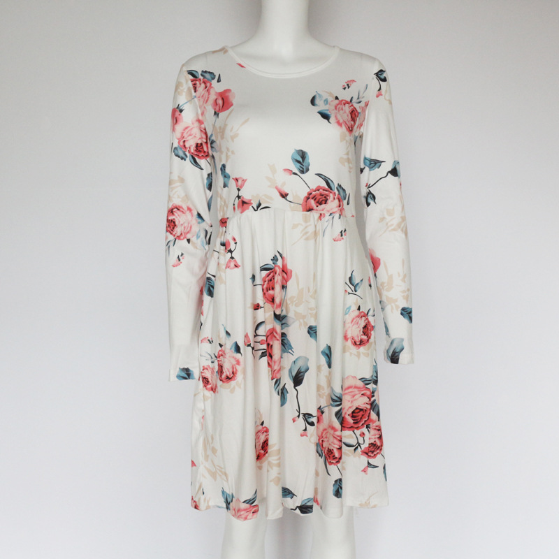 limited purchase Women Dress Style Floral Print Chiffon Beach Sundress Loose Mini Party ladies Dress