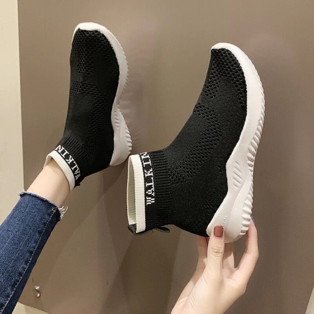 limited 3 days promotion Women Boots High Quality Comfort Mesh Socks ladies Boots Women shoes