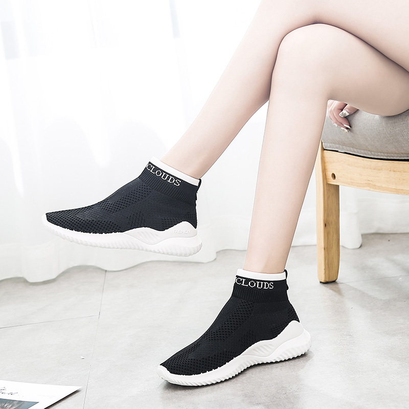limited 3 days promotion Women Boots High Quality Comfort Mesh Socks ladies Boots Women shoes