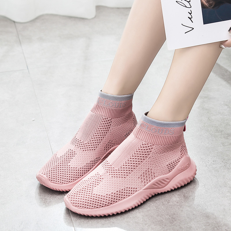 limited 3 days promotion Women Boots High Quality Comfort Mesh Socks ladies Boots Women shoes