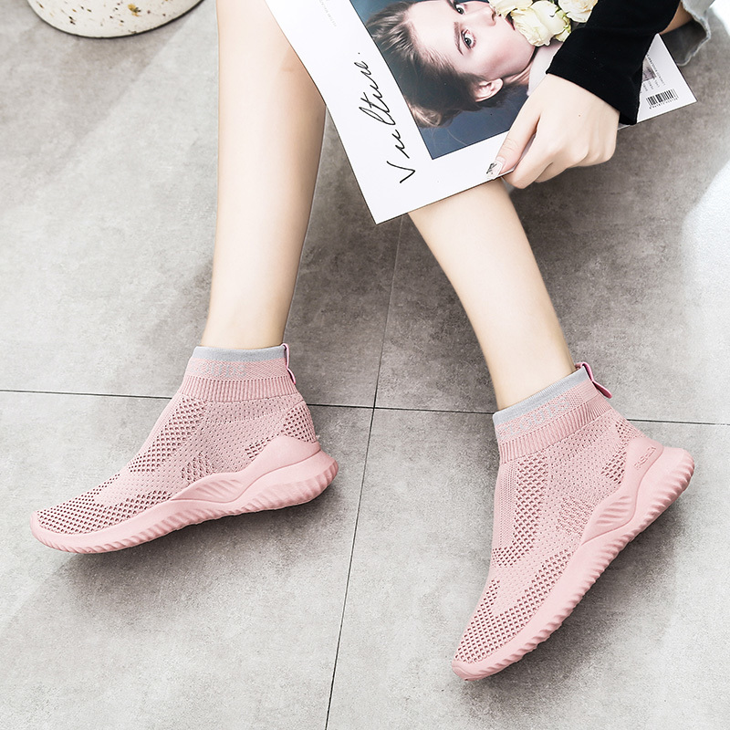 limited 3 days promotion Women Boots High Quality Comfort Mesh Socks ladies Boots Women shoes