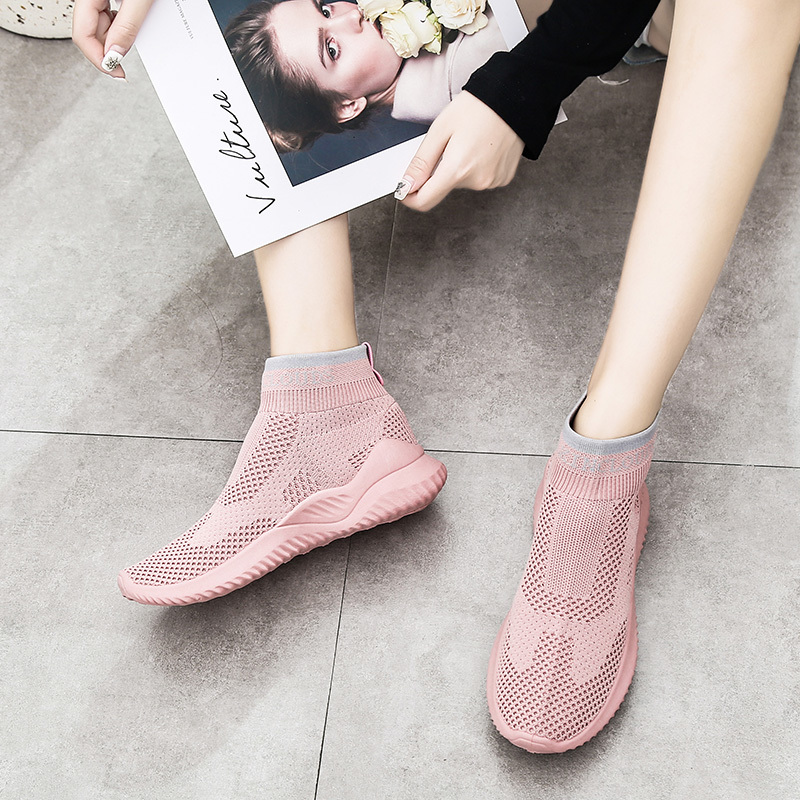 limited 3 days promotion Women Boots High Quality Comfort Mesh Socks ladies Boots Women shoes