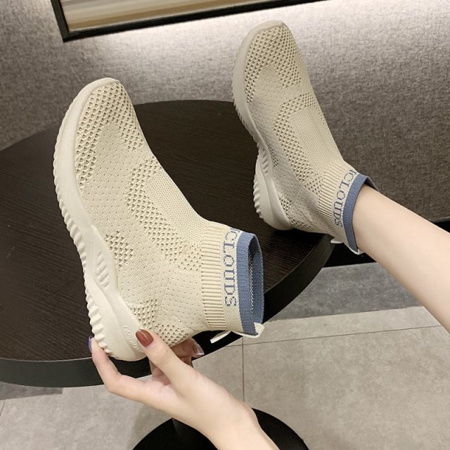 limited 3 days promotion Women Boots High Quality Comfort Mesh Socks ladies Boots Women shoes