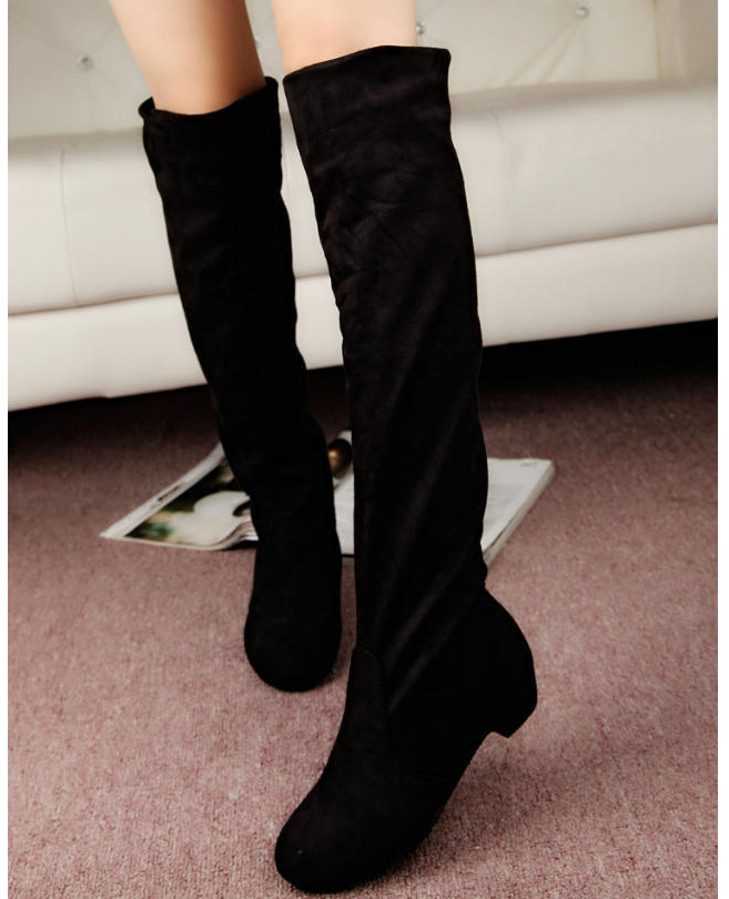 Plus size 35-43 New Fashion ladies Boots Over The Knee High women Shoes Sexy Elastic Women Boots