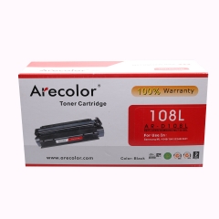 Arecolor 1 Piece AR-108L Color Toner Cartridge For Samsung Printer black