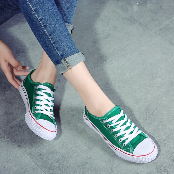 Summer new couple canvas shoes classic men's shoes Korean color student shoes men and women shoes