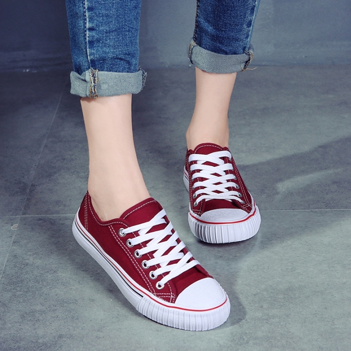 Summer new couple canvas shoes classic men's shoes Korean color student shoes men and women shoes