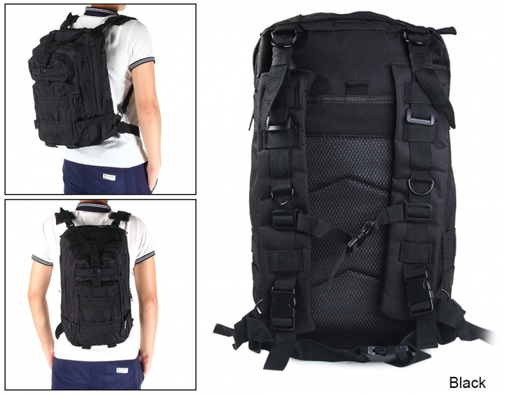 ADRA 3P Tactical Military Backpack Oxford Outdoor Sport Bag for Camping Traveling Hiking Trekking