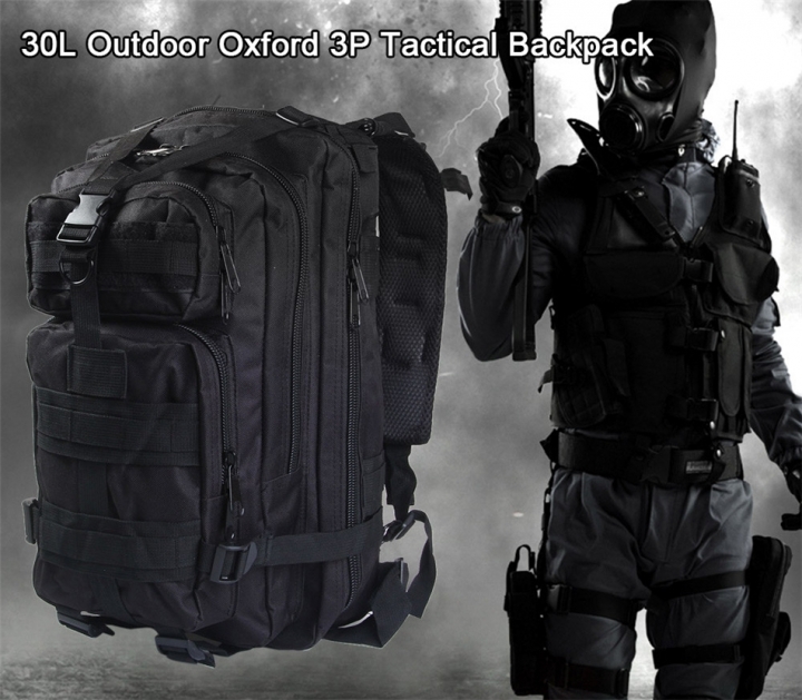 ADRA 3P Tactical Military Backpack Oxford Outdoor Sport Bag for Camping Traveling Hiking Trekking