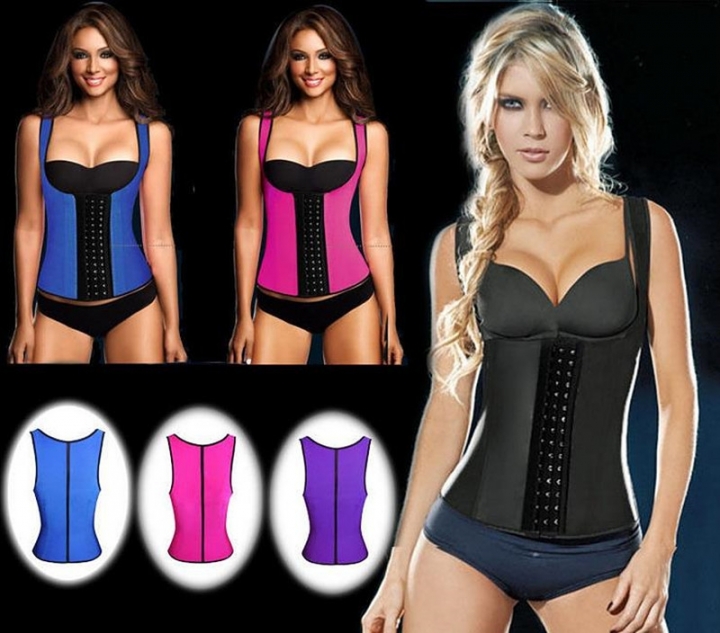ADRA Women's Latex Sport Girdle Waist Training Corset Waist Body Shaper