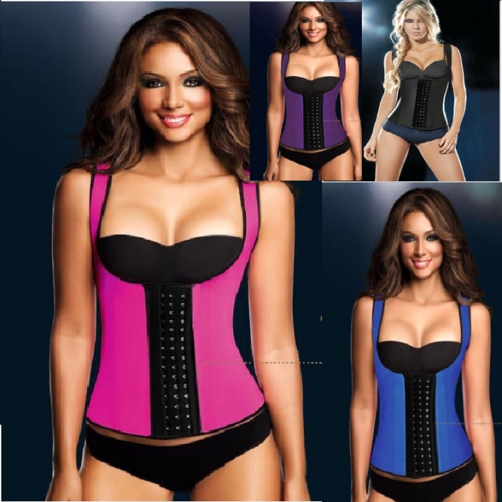 ADRA Women's Latex Sport Girdle Waist Training Corset Waist Body Shaper