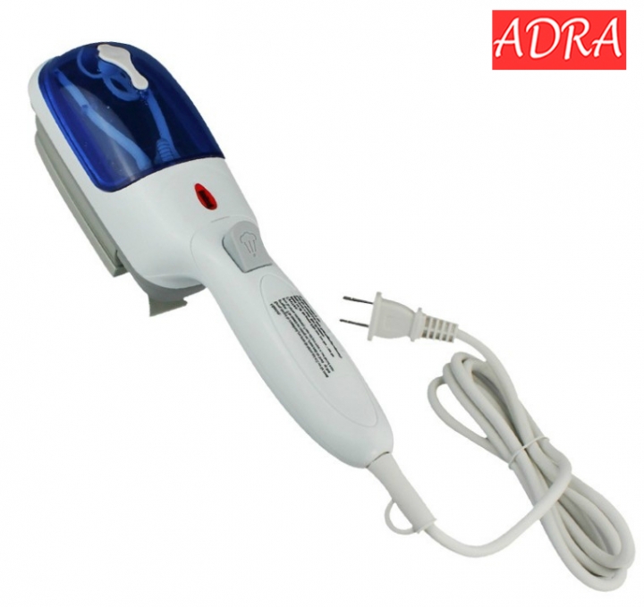 Electric Iron Handheld Steam Ironing Machine Laundry Brush Fabric Clothes Steamer Portable Plug blue