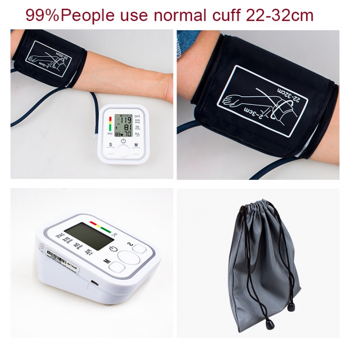 Automatic Digital Blood Pressure Machine Smart Home Upper Arm Blood Pressure Monitor Voice