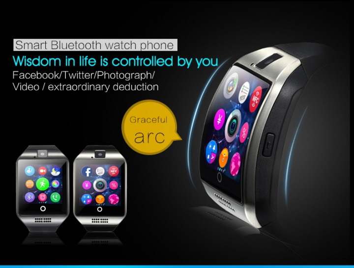 Smartwatch Q18 with Touch Screen Camera TF Card 3.0 Version Bluetooth for Android IOS Phone