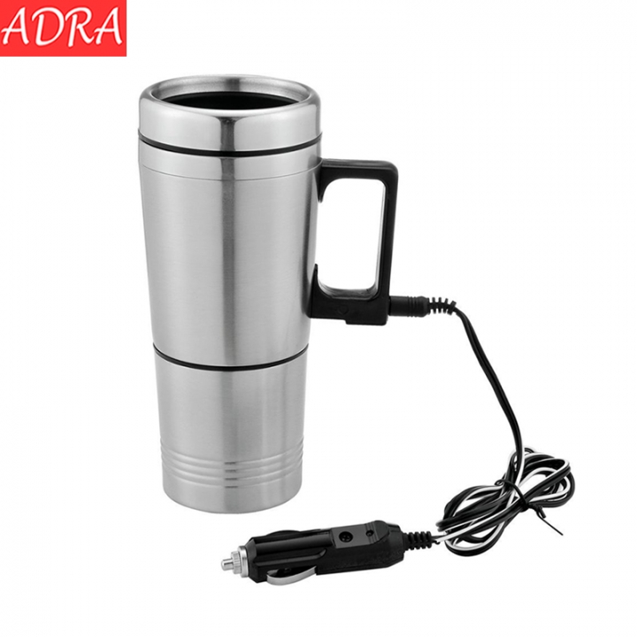 ADRA 12V 70W Car Hot Water Cup Car Electric Cup Car Heating Cup With Double Cup 300ML