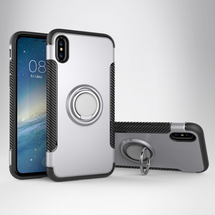 ADRA Mobile Case Magnetic Car Holder Ring Bracket Water-proof iPhone6 7/8 iPhoneX Cases