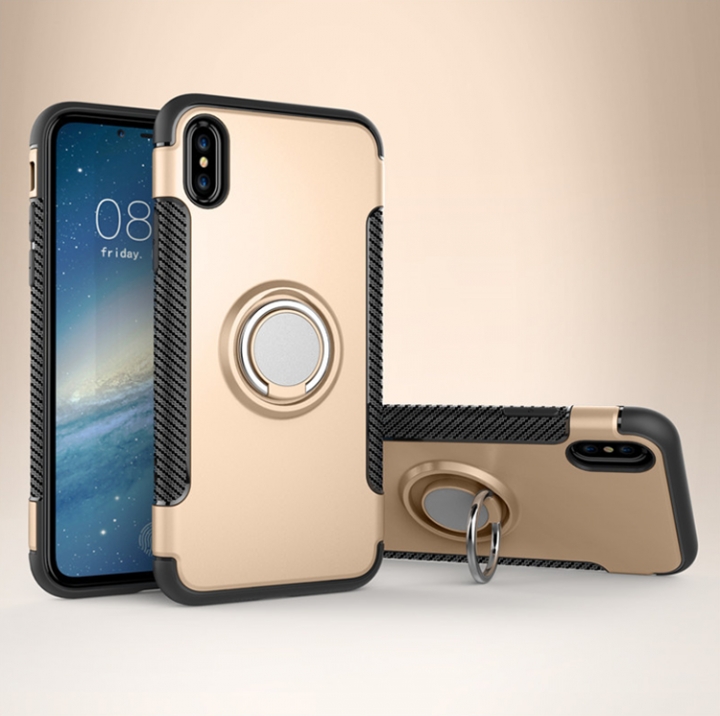 ADRA Mobile Case Magnetic Car Holder Ring Bracket Water-proof iPhone6 7/8 iPhoneX Cases