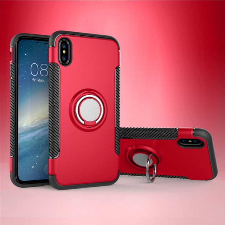 ADRA Mobile Case Magnetic Car Holder Ring Bracket Water-proof iPhone6 7/8 iPhoneX Cases