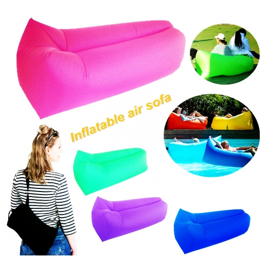 Outdoor Inflatable Lounger &amp; Pool Chair, Hangout Sofa &amp; Inflatable Couch for Bedroom Air Sofa Chair