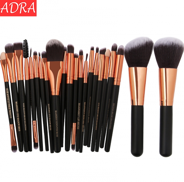 ADRA 22pcs Fashion Ladies Cosmetic Makeup Brush Beauty Tools Blusher Eye Shadow Brushes Set