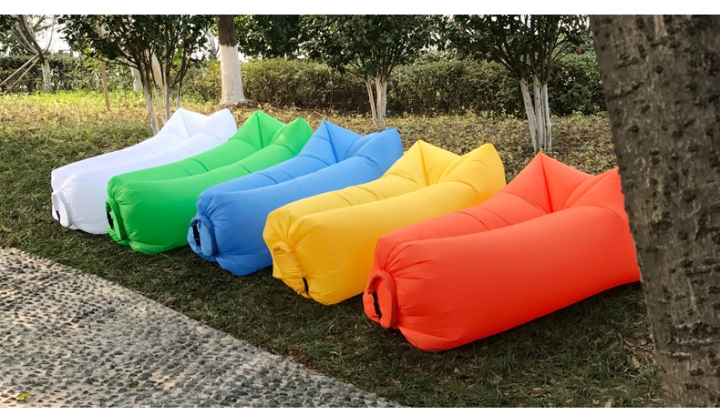 Outdoor Inflatable Lounger &amp; Pool Chair, Hangout Sofa &amp; Inflatable Couch for Bedroom Air Sofa Chair
