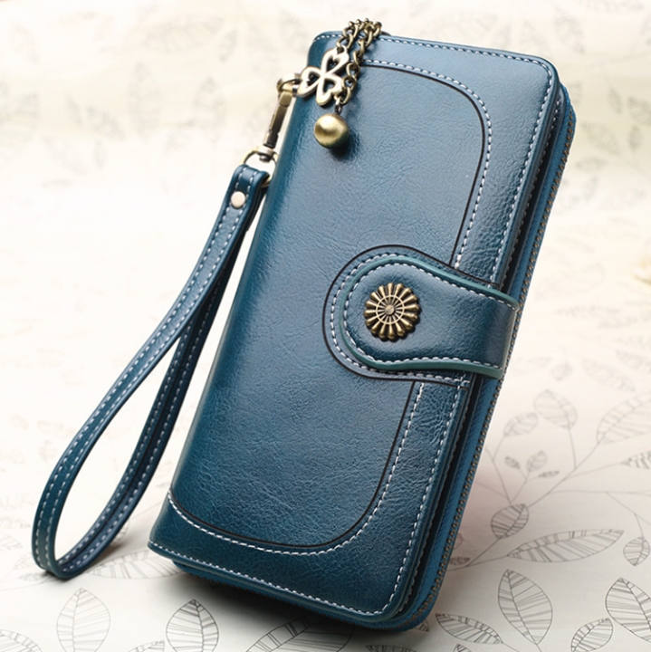ADRA Fashion Ladies Mobile Phone Wallet Long Zip Clutch Card Holder Wallet handbag