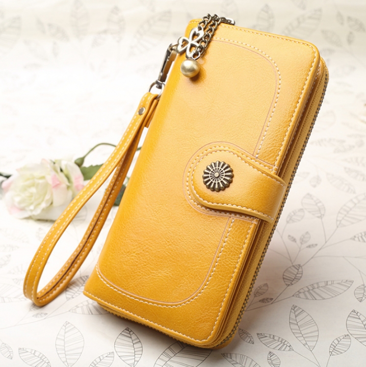 ADRA Fashion Ladies Mobile Phone Wallet Long Zip Clutch Card Holder Wallet handbag