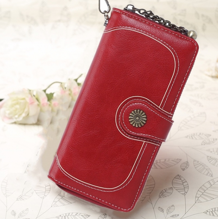 ADRA Fashion Ladies Mobile Phone Wallet Long Zip Clutch Card Holder Wallet handbag
