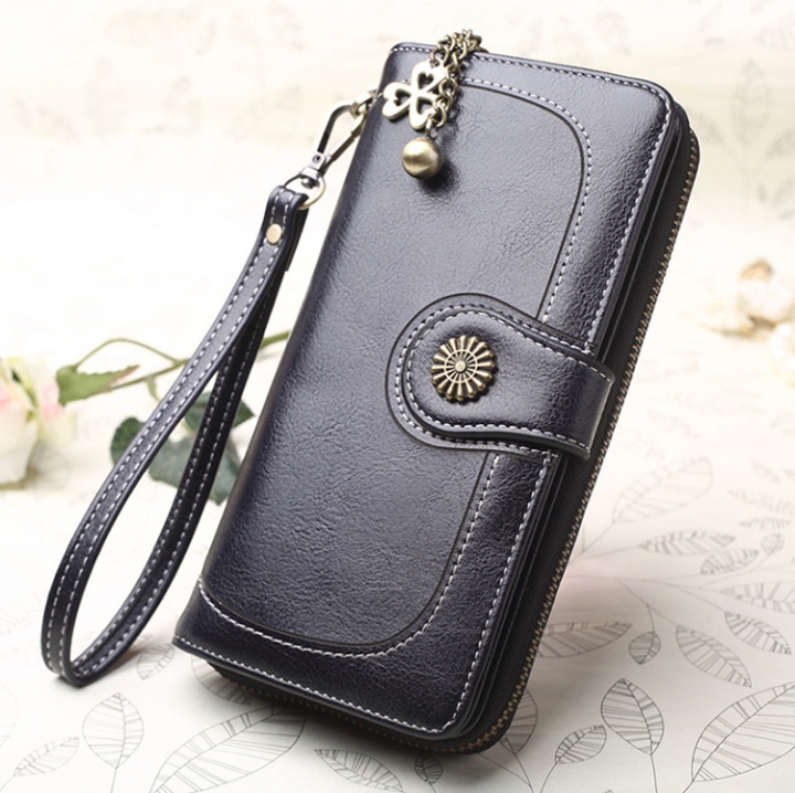 ADRA Fashion Ladies Mobile Phone Wallet Long Zip Clutch Card Holder Wallet handbag
