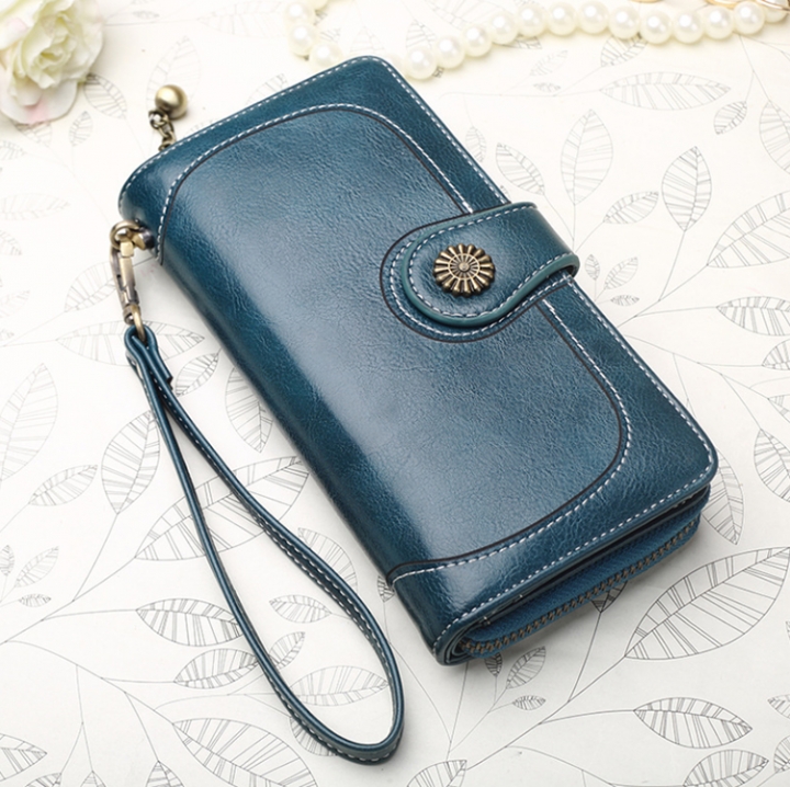 ADRA Fashion Ladies Mobile Phone Wallet Long Zip Clutch Card Holder Wallet handbag