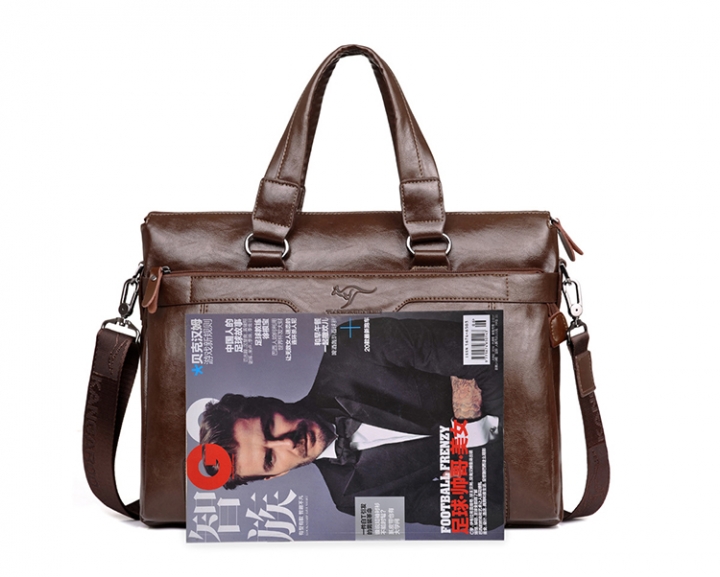 ADRA Men&apos;s Handbag High-capacity Business Briefcase Fashion Shoulder Messenger Bag