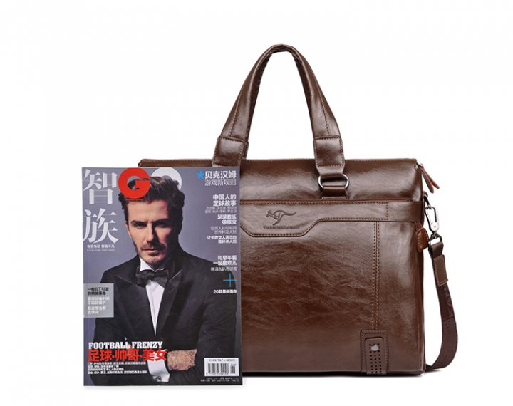 ADRA Men&apos;s Handbag High-capacity Business Briefcase Fashion Shoulder Messenger Bag