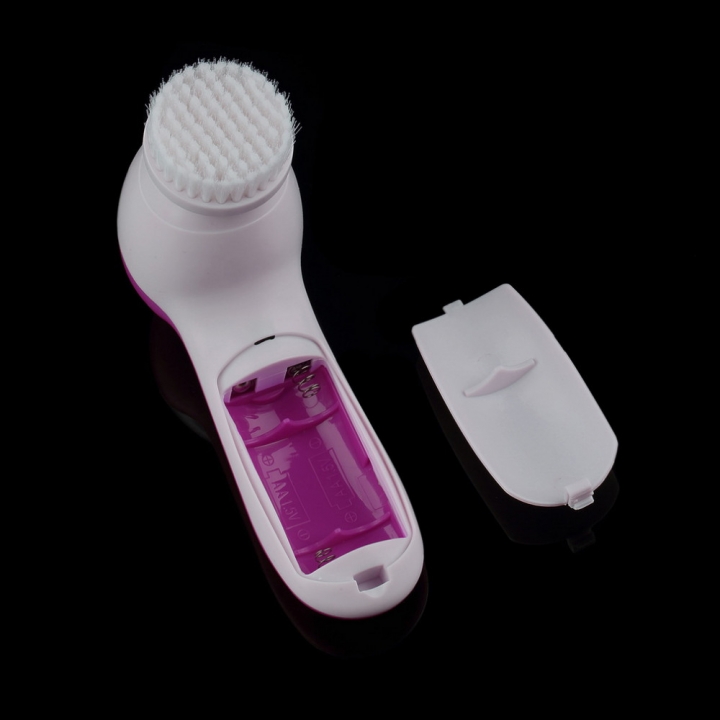 1pcs 5 in 1 Electric Wash Face Machine Facial Pore Cleaner Body Cleaning Massage Mini Skin Beauty