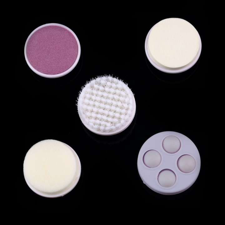 1pcs 5 in 1 Electric Wash Face Machine Facial Pore Cleaner Body Cleaning Massage Mini Skin Beauty