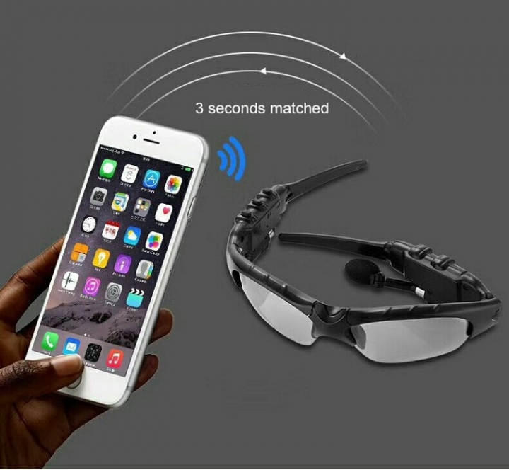 4.1 Bluetooth Stereo music Headset Phone earphone Bluetooth Sunglasses To Vehicle Smart Glasses