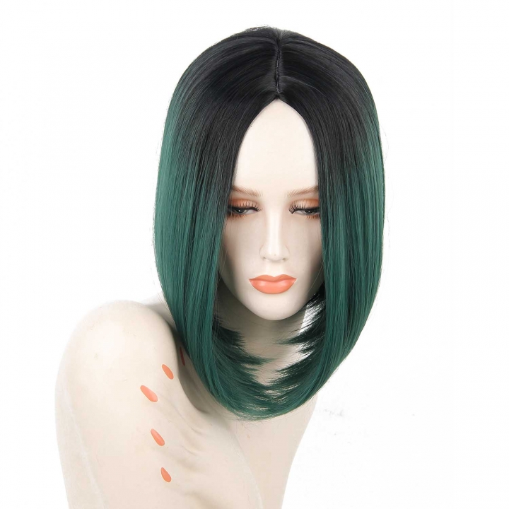 ADRA 13 inch women unique short gradient color wig party hair sexy wear new style wigs