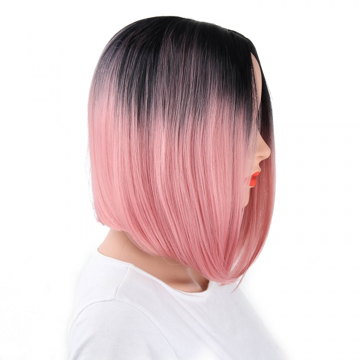 ADRA 13 inch women unique short gradient color wig party hair sexy wear new style wigs