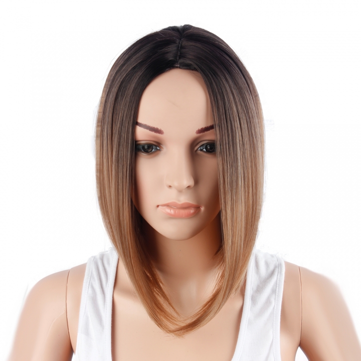 ADRA 13 inch women unique short gradient color wig party hair sexy wear new style wigs