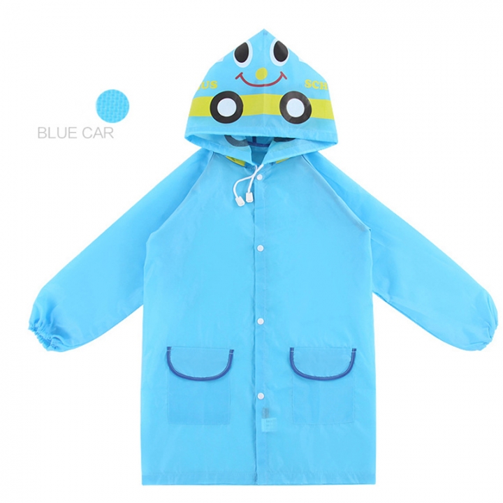 ADRA Cartoon Baby Children Kid Boy Girl Hooded Rain Coat Raincoat Jacket 5 Colors