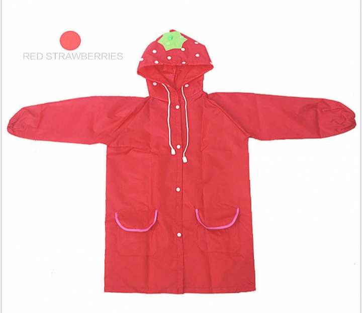 ADRA Cartoon Baby Children Kid Boy Girl Hooded Rain Coat Raincoat Jacket 5 Colors