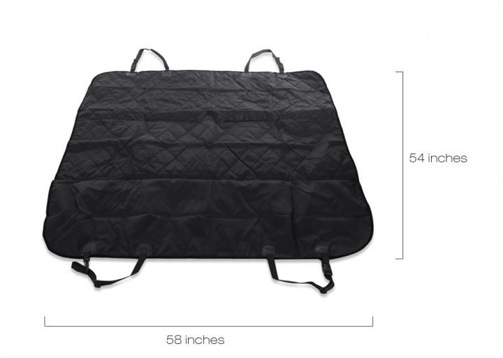 600D Oxford  Car Pet Seat Cushion Rear Bench Back Cover Mat Waterproof Anti-slip Foldable Car Mats